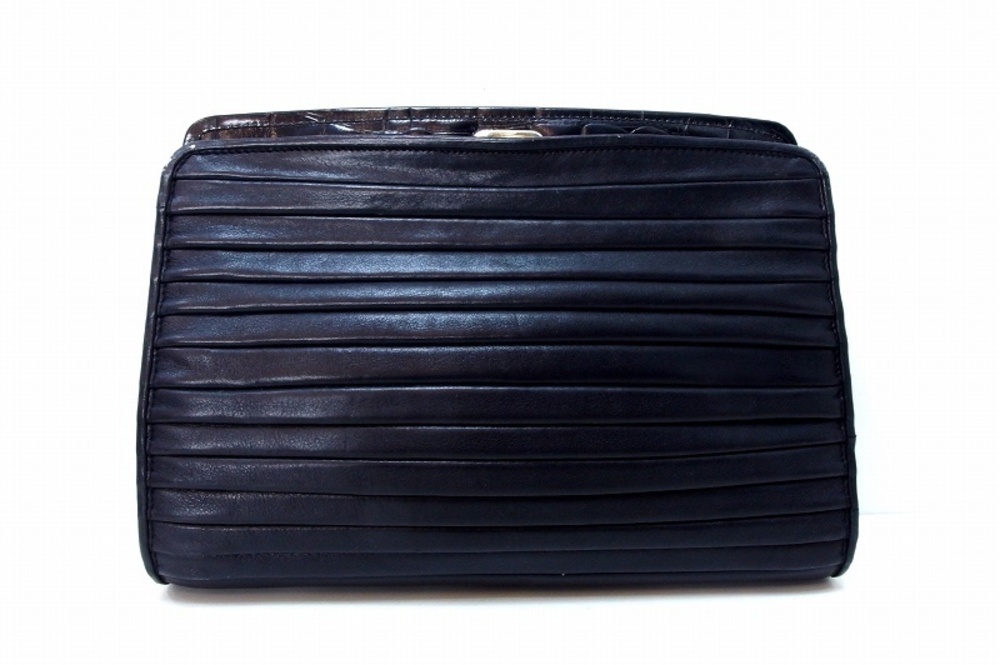 Fendi Exclusively BG Clutch Bag Shoulder Lambskin